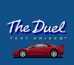 Test Drive II - The Duel Title Screen